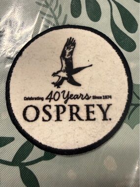 NWOT- Osprey Celebration Patch - 40 Years- fuzzy